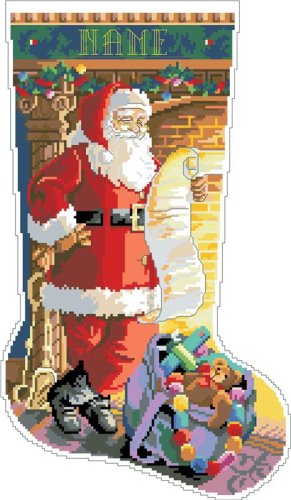(image for) Checking His List Stocking